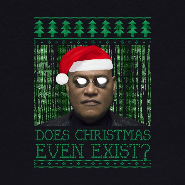 Matrix Morpheus Christmas Knit by Rebus28